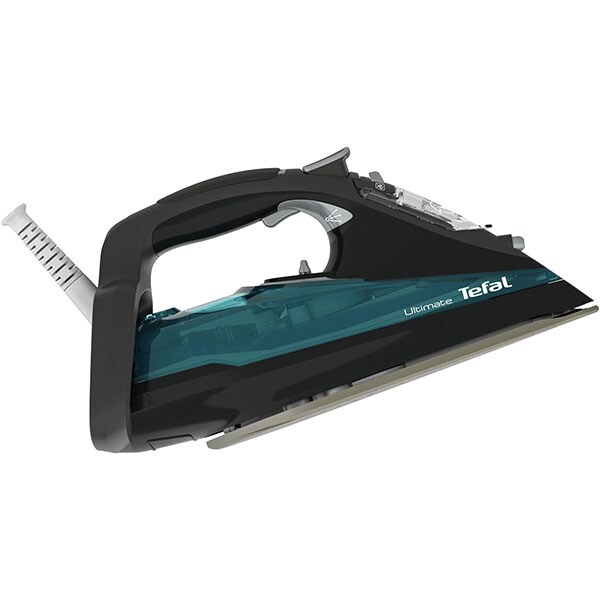 Fier de calcat TEFAL Ultimate FV9785E0, 3000W, 230g/min, 350ml, talpa Durilium AirGlide Autoclean, verde-negru