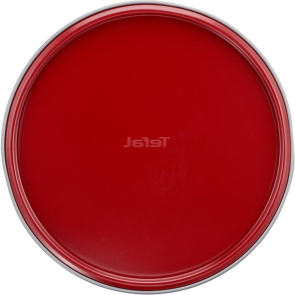 Forma tort TEFAL Delibake J1641474, 27cm, aluminiu, rosu