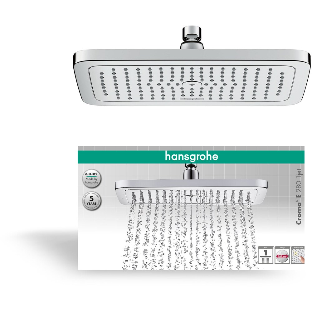 Palarie dus Hansgrohe Croma E 280 26257000, 1 functie, crom
