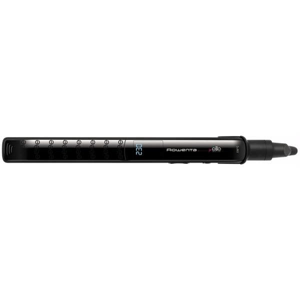 Placa de indreptat parul ROWENTA for Elite Model Look Liss & Curl SF4412, 230 grade, LCD, invelis ceramic, negru