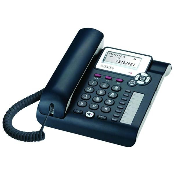Telefon cu fir ALCATEL AL29446, analog, speakerphone, albastru-alb