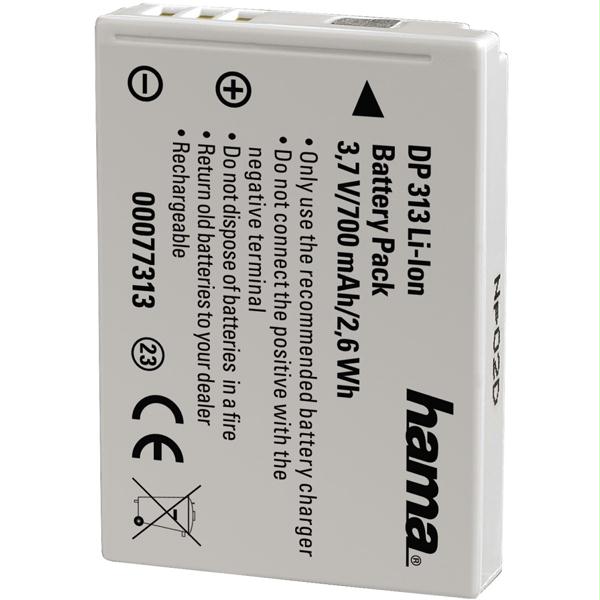 Acumulator Li-Ion HAMA DP 313, 700 mAh, Canon NB-5L