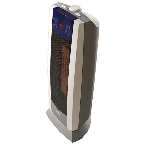 Aeroterma TESY HL253V, 2 trepte,1800W, negru