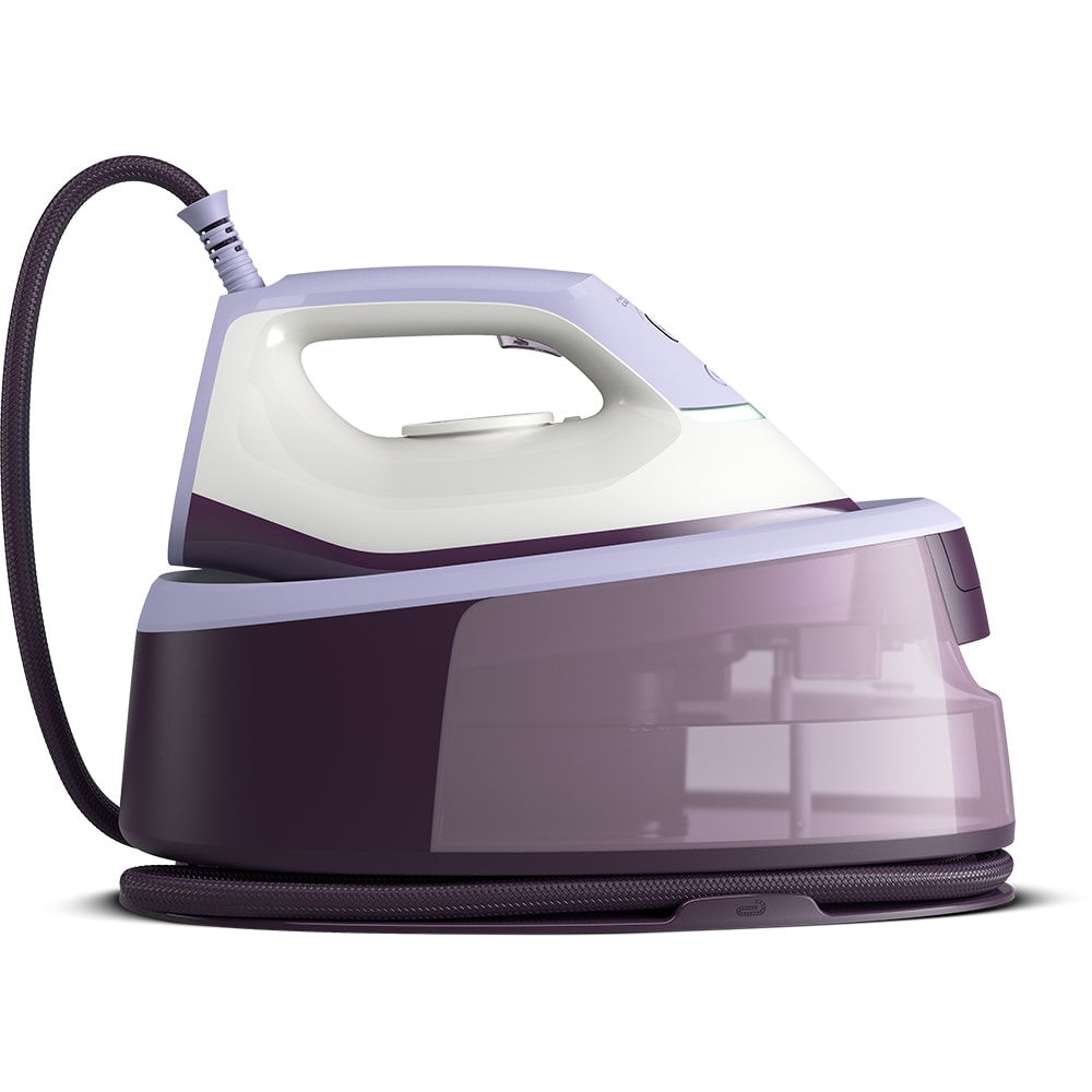 Statie de calcat PHILIPS Seria 3000 PSG3000/30, 2400W, 350g/min, 1.4l, talpa ceramica, alb-mov
