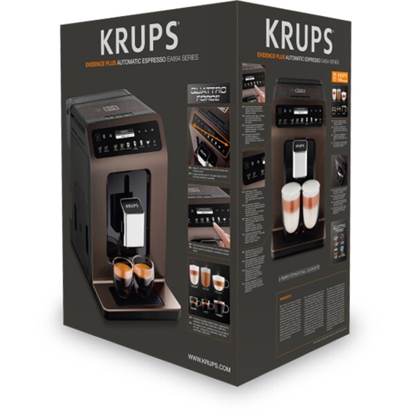 Espressor KRUPS Evidence EA894910, 2.3l, 1450W, maro
