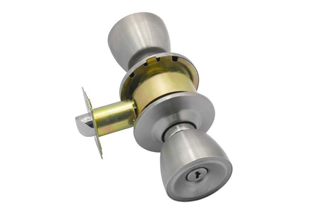 Buton usa cu 2 chei, 50 x 35 mm, metal, argintiu