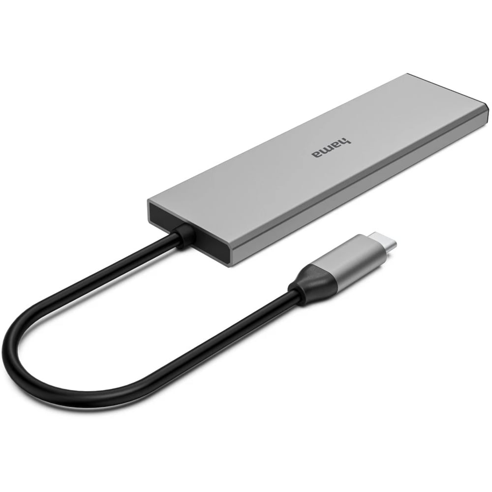 Hub USB Type-C HAMA 200147, USB 3.2, USB-C, gri