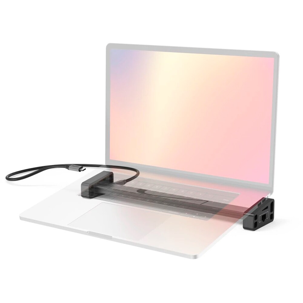 HUB USB Type-C HAMA 200149, USB-C, USB-A, Ethernet, HDMI, Jack 3.5 mm, gri