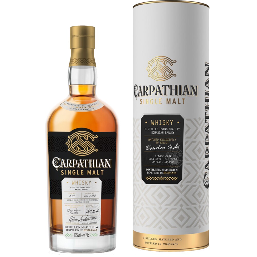 Whisky Carpathian 46 Bourbon GBX, 0.7L