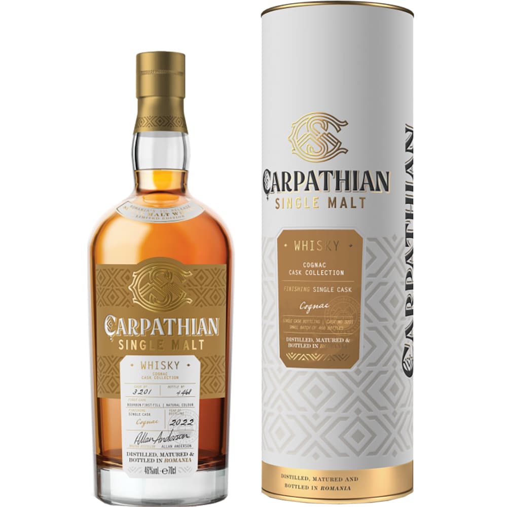 Whisky Carpathian 46 Cognac GBX, 0.7L