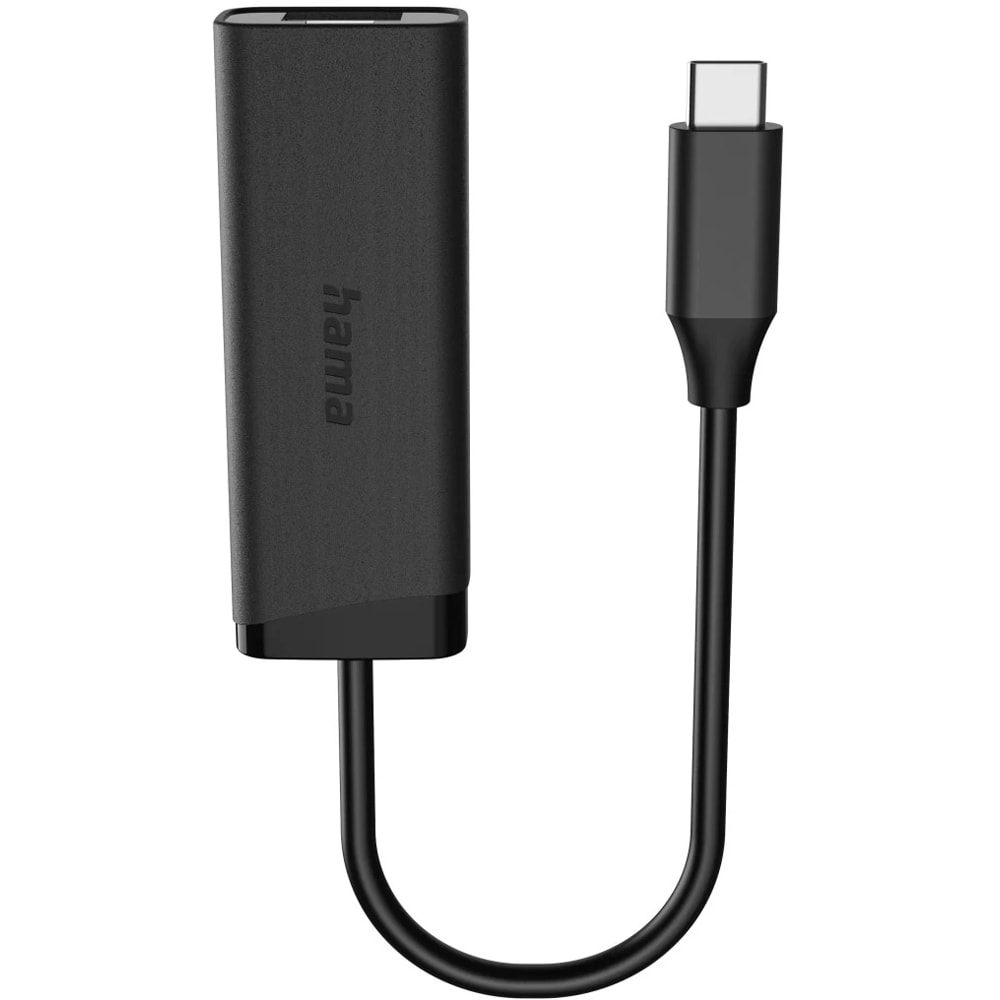 Adaptor USB C - RJ45 HAMA, 2.5 Gigabit, negru