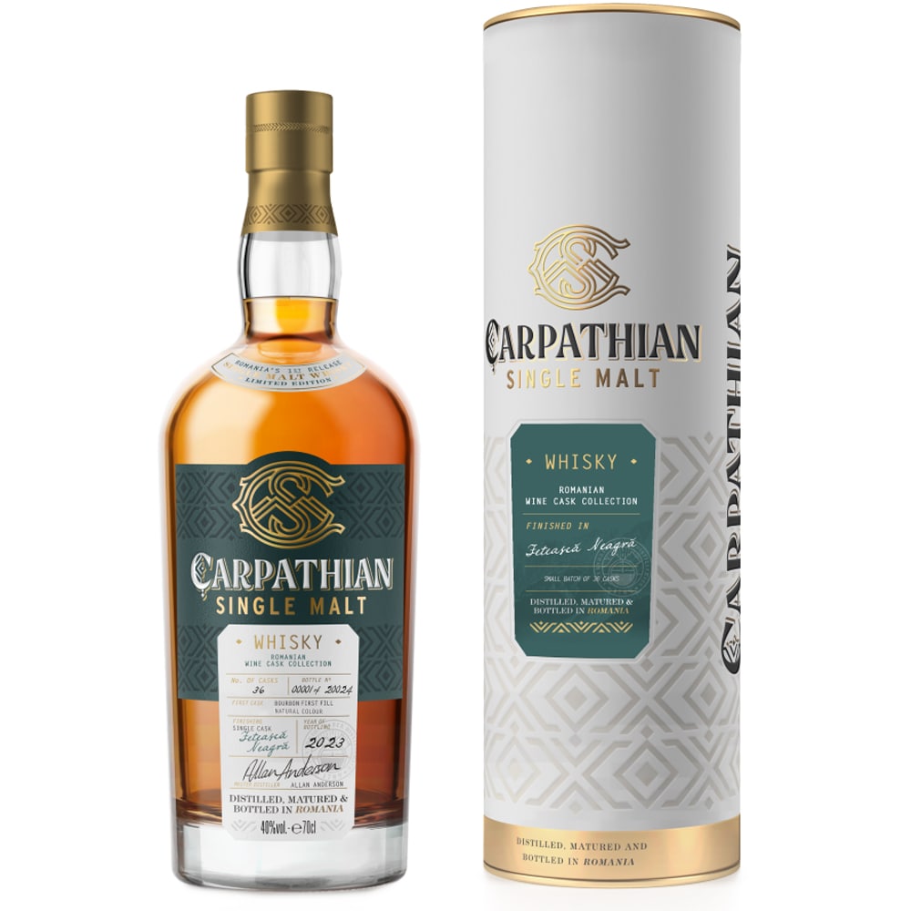 Whisky Carpathian 40 Feteasca Neagra GBX, 0.7L