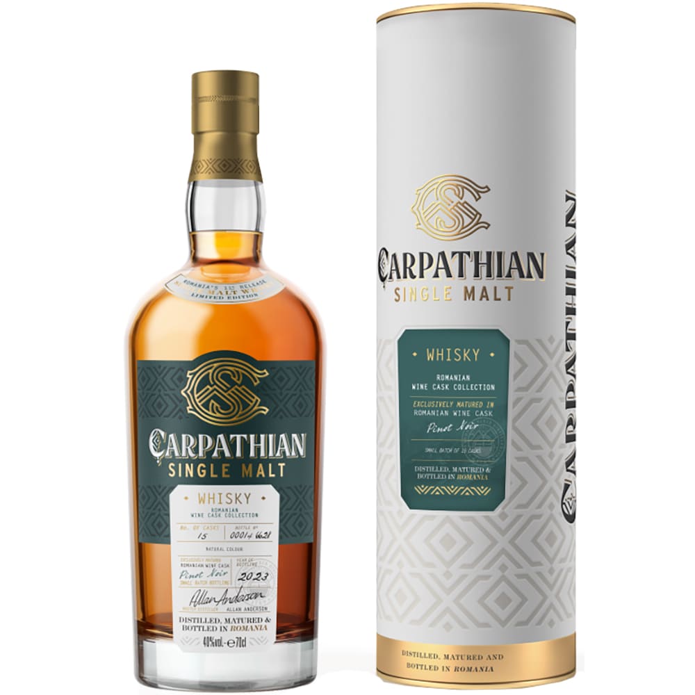 Whisky Carpathian 40 Pinot Noir GBX, 0.7L