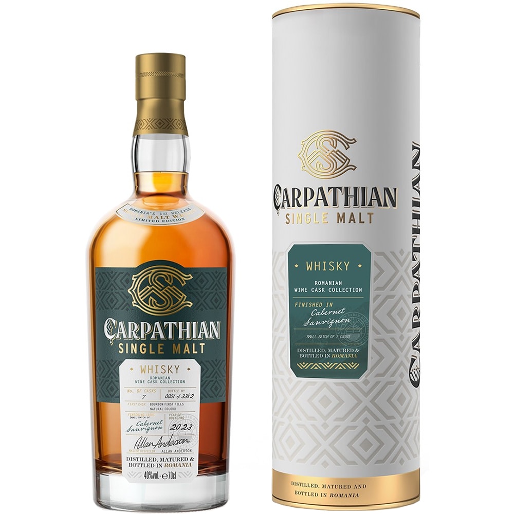 Whisky Carpathian 40 Cabernet Sauvignon GBX, 0.7L