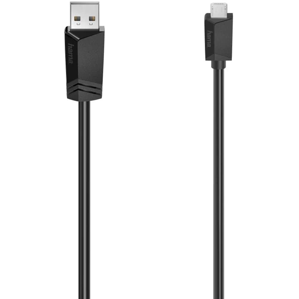 Cablu USB 2.0 A - Micro-USB HAMA 200609, 3m, negru