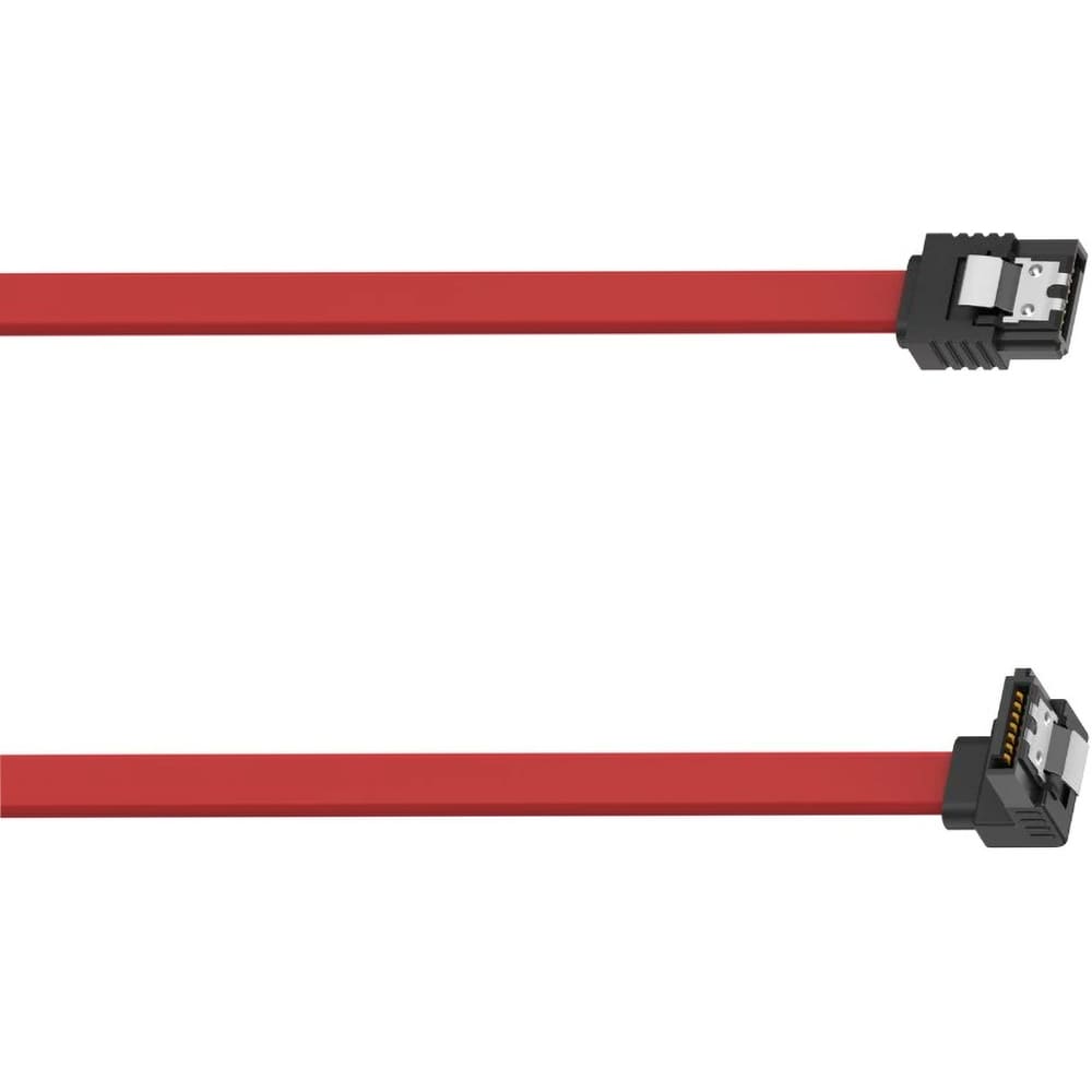 Cablu de date intern SATA III HAMA 200740, 90 grade, 0.6m, rosu