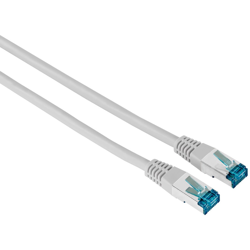 Cablu de retea F/UTP Cat6 HAMA 200924, 5m, gri