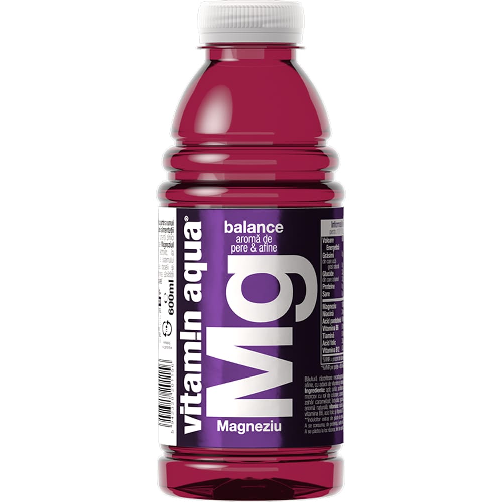 Apa cu vitamine VITAMIN AQUA Mg bax 0.6L x 6 sticle