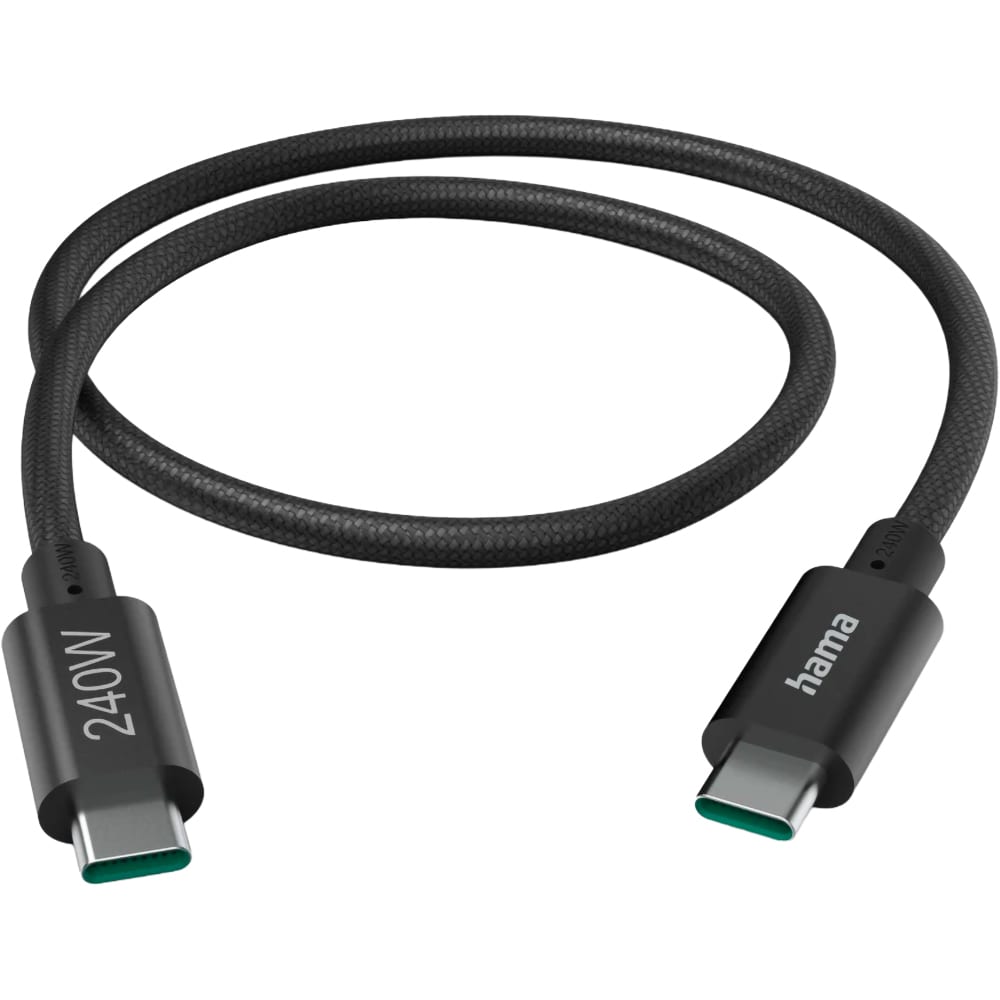 Cablu date HAMA 201702, USB-C - USB-C, 1.5m, negru