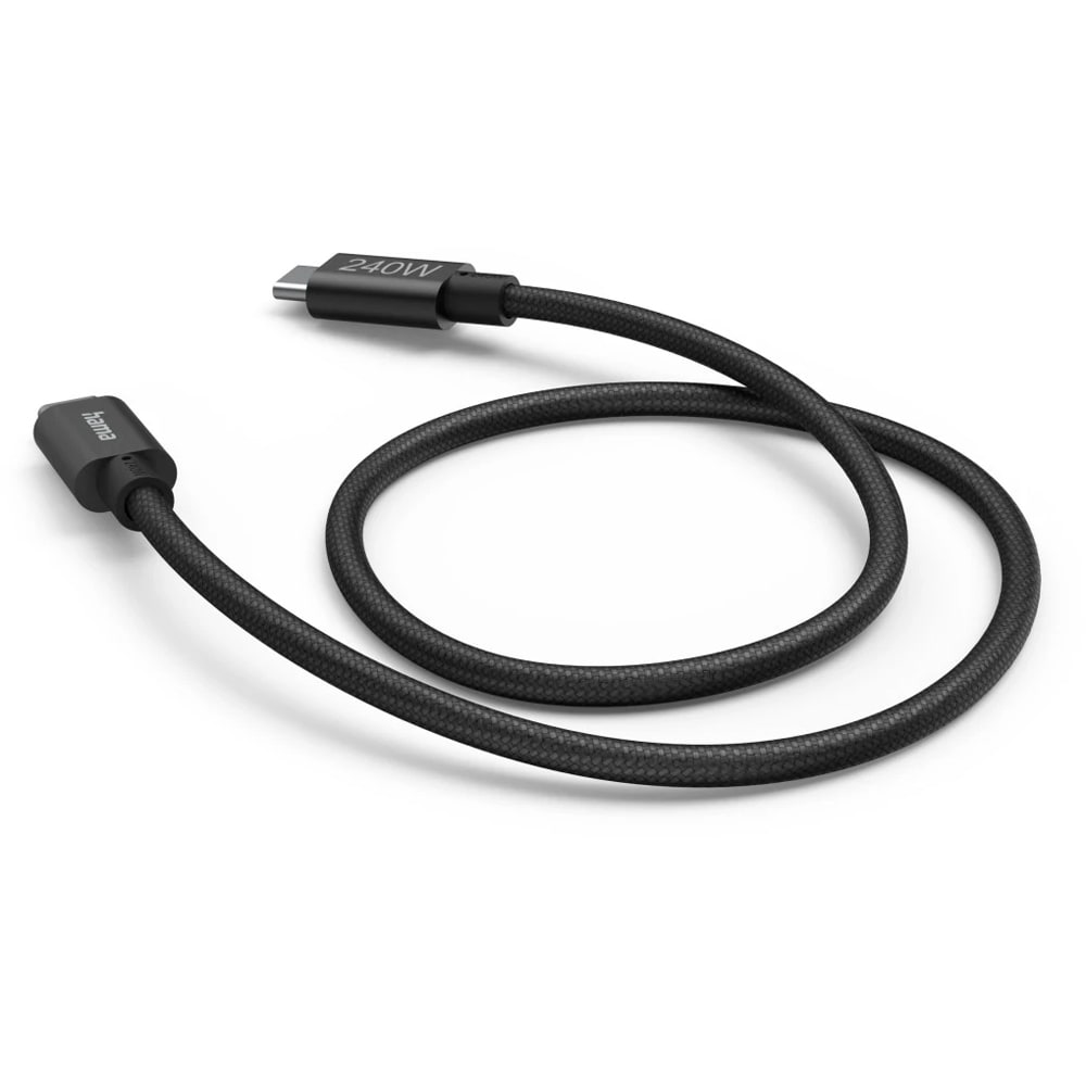 Cablu date HAMA 201702, USB-C - USB-C, 1.5m, negru