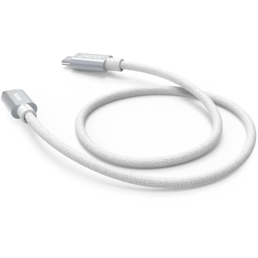 Cablu date HAMA 201721, USB-C - USB-C, 1.5m, alb