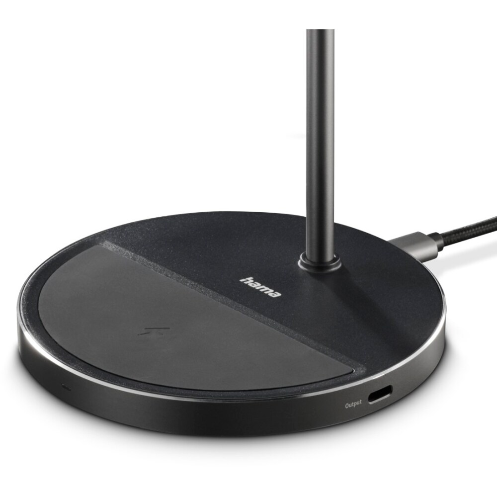 Incarcator Wireless 2 in 1 HAMA 201738, 15W, MagSafe, Qi2, negru