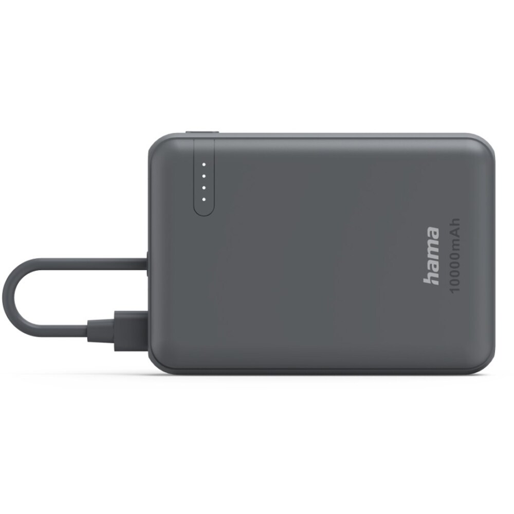 Baterie externa HAMA Travel 201739, 10000mAh, 2x USB-C, gri