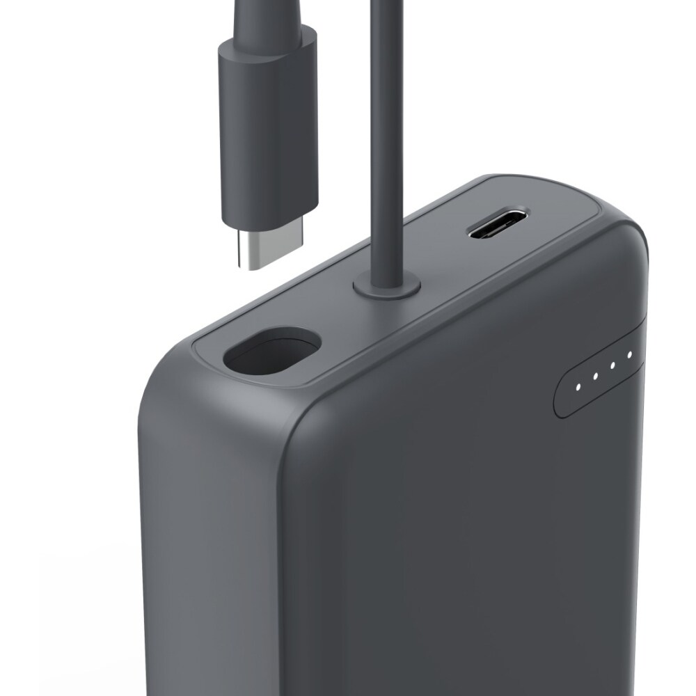 Baterie externa HAMA Travel 201739, 10000mAh, 2x USB-C, gri