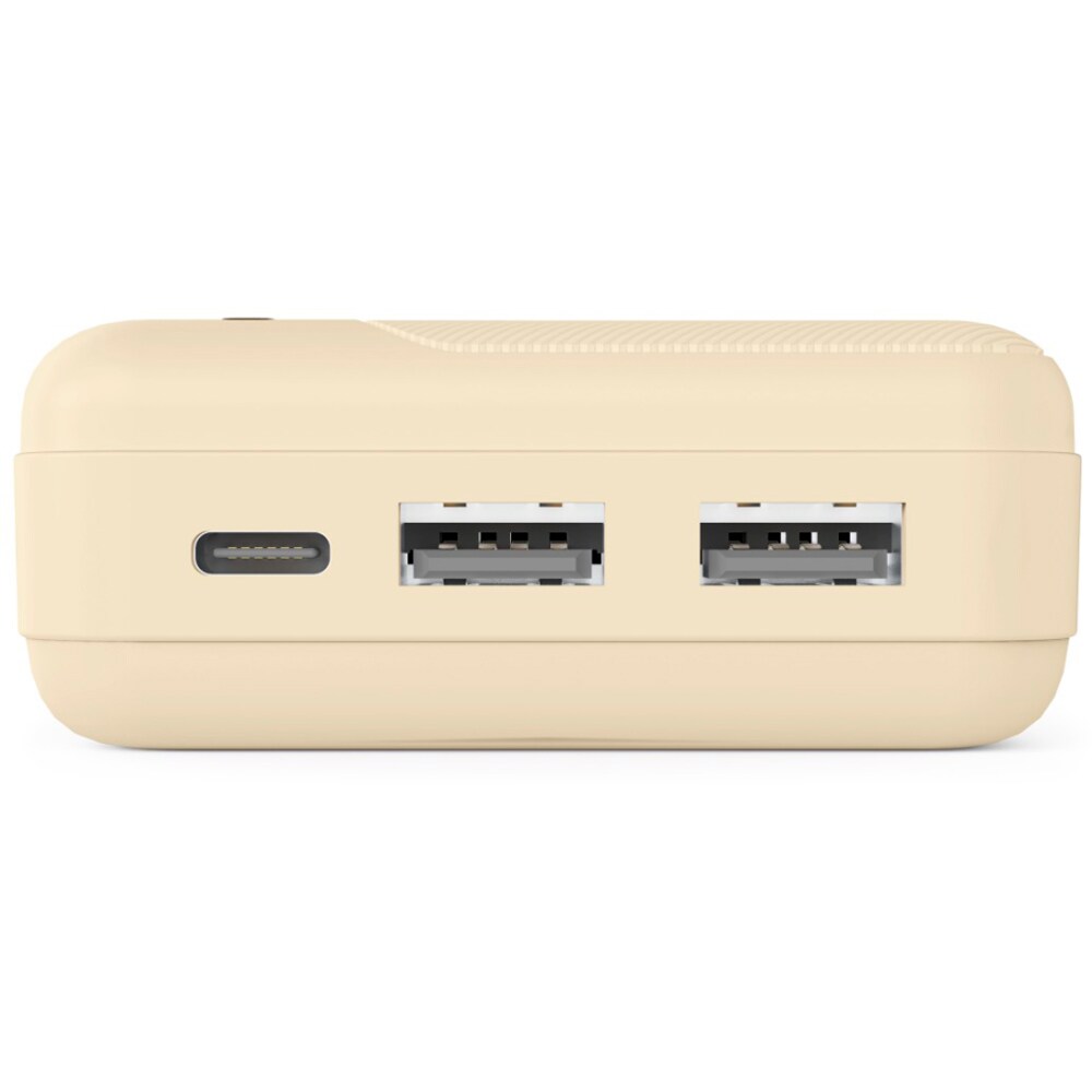 Baterie externa HAMA Pocket 20 201775, 20000mAh, 2x USB-A, 1x USB-C, Sand