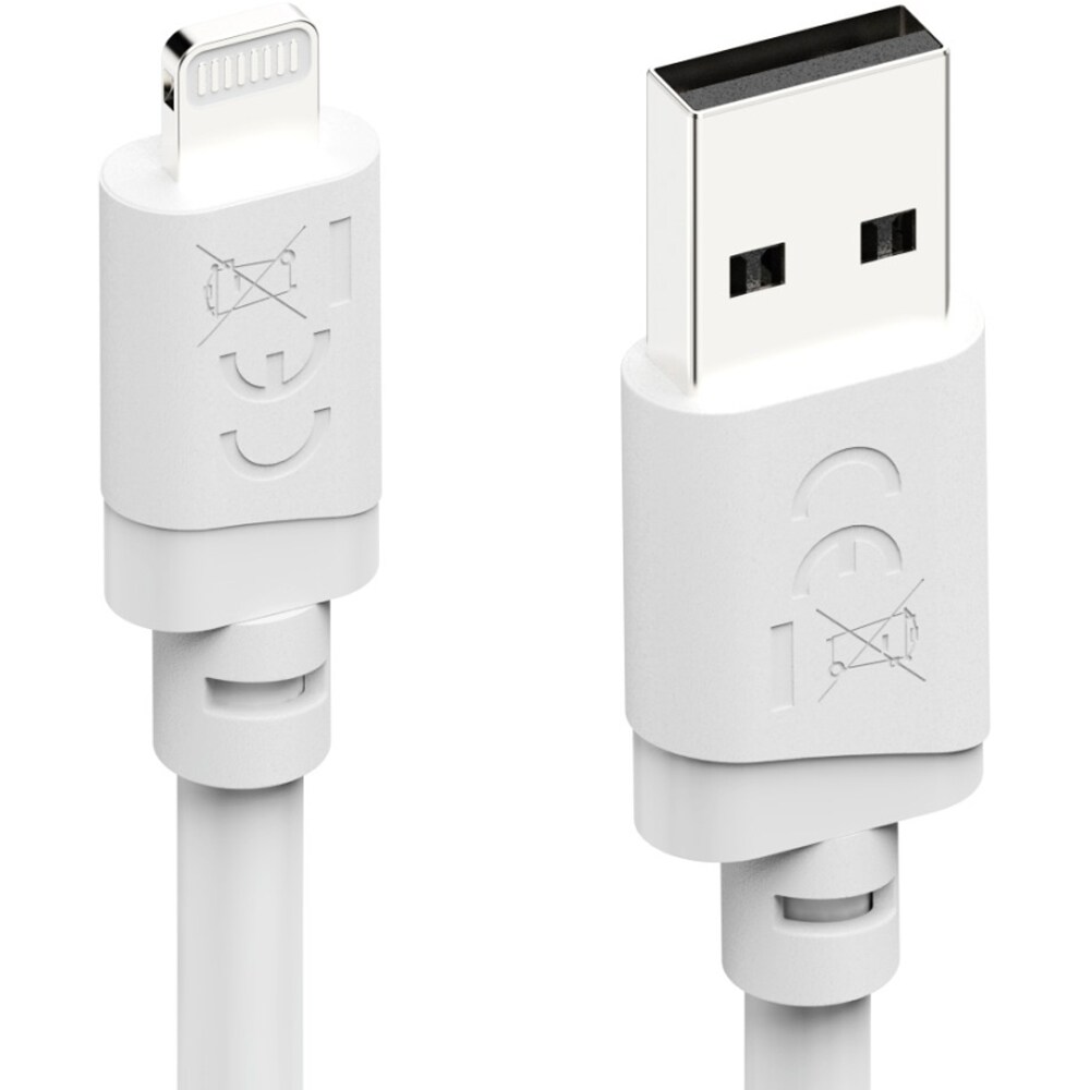 Cablu date HAMA 201801, USB-A - Lightning, 2m, alb