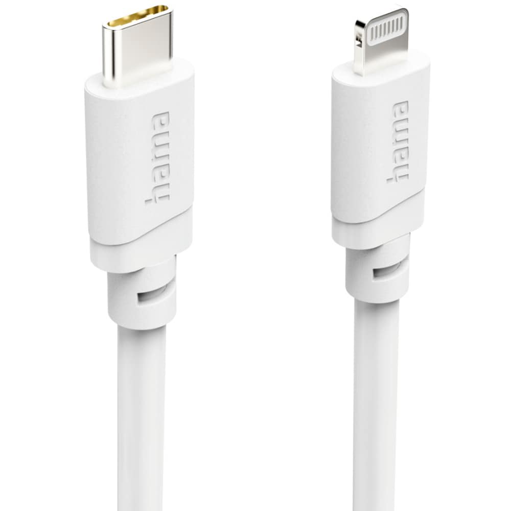 Cablu date HAMA 201816, USB-C - Lightning, 2m, alb