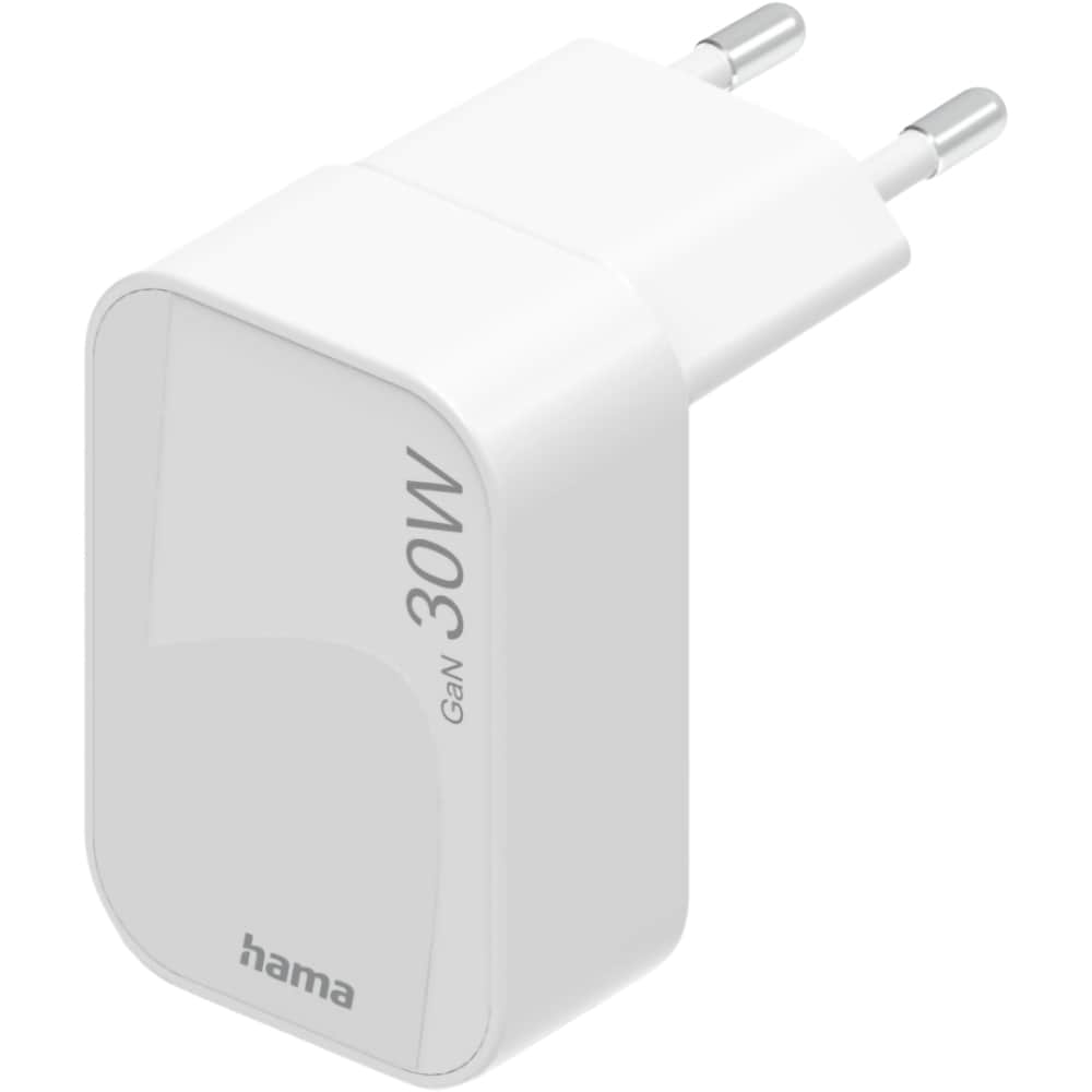 Incarcator retea HAMA 201954, USB-C, Power Delivery (PD) 30W, GaN, alb