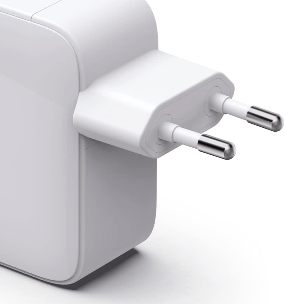 Incarcator retea HAMA 201956, 2x USB-C, Power Delivery (PD) 30W, GaN, alb