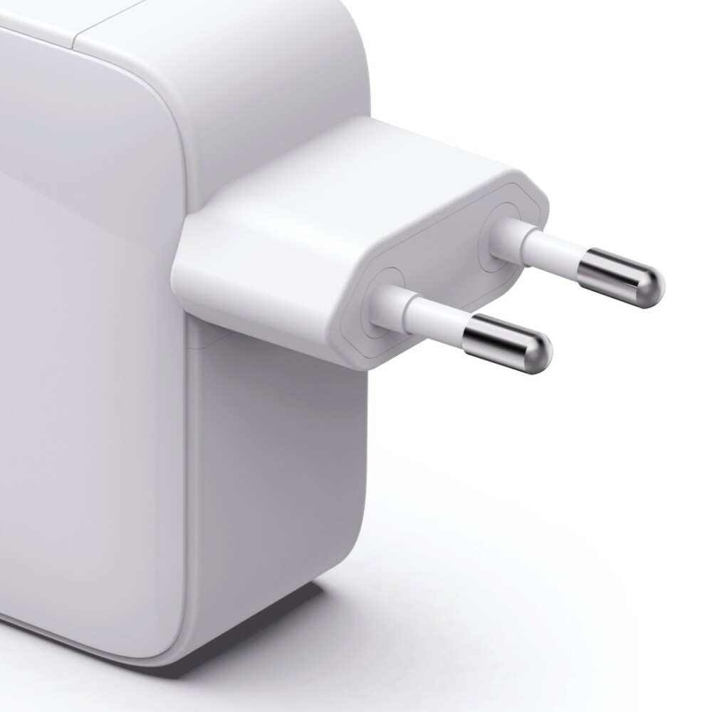 Incarcator retea HAMA 201957, 2x USB-C, Power Delivery (PD) 65W, GaN, alb