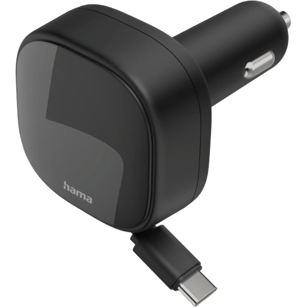 Incarcator auto HAMA 201958, 2x USB-C, Power Delivery (PD) 30W, negru