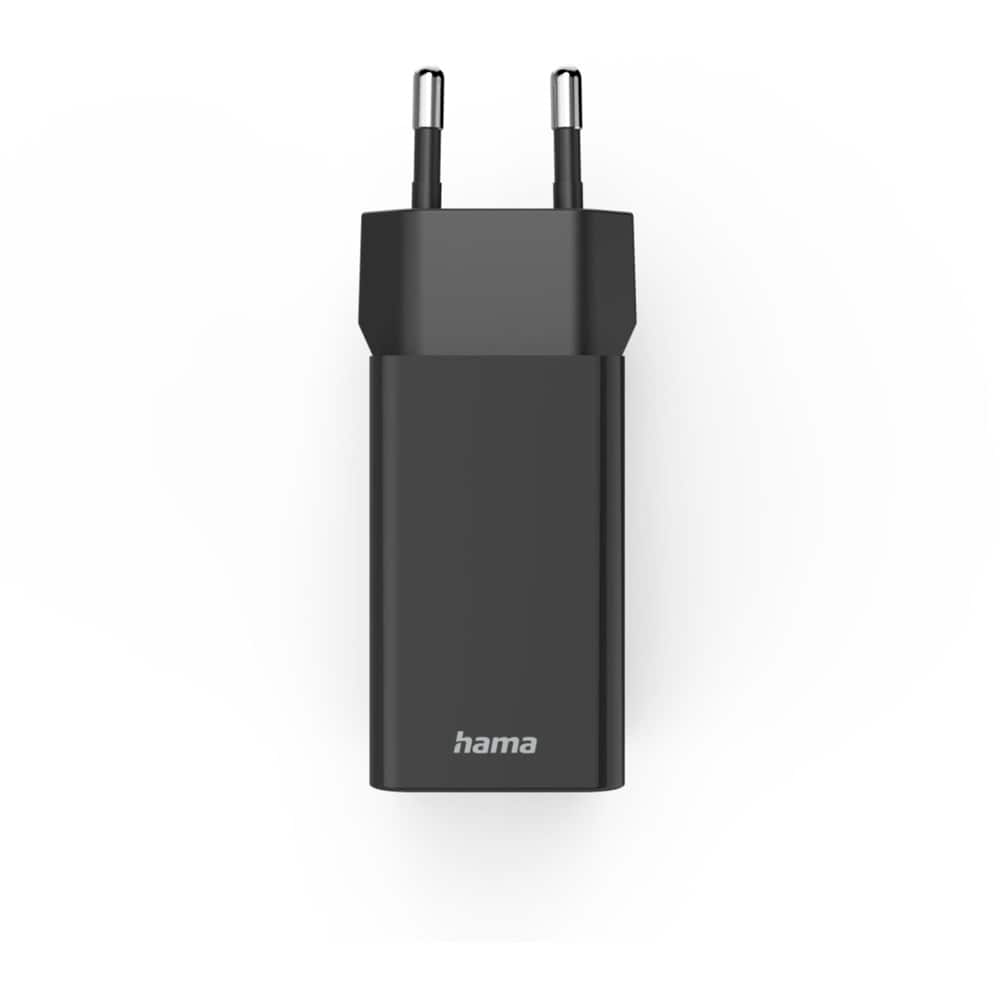 Incarcator retea HAMA 201990, 3x USB-A, 1x USB-C, Power Delivery (PD), 35W, negru