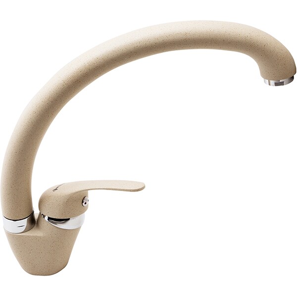 Pachet chiuveta PYRAMIS Class Plus Complete, 1 cuva, picurator reversibil, compozit granit + baterie, bej
