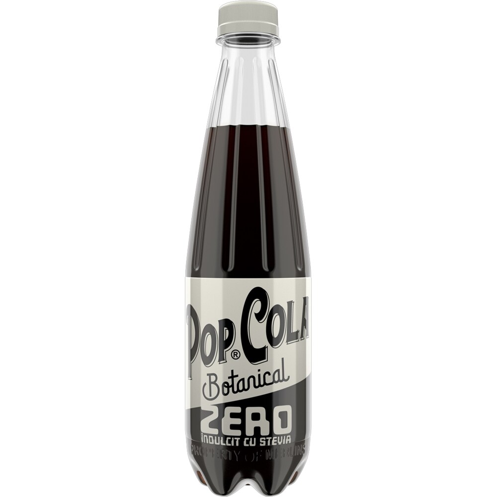 Bautura racoritoare carbogazoasa POPCOLA Botanical Zero bax 0.5L x 12 sticle