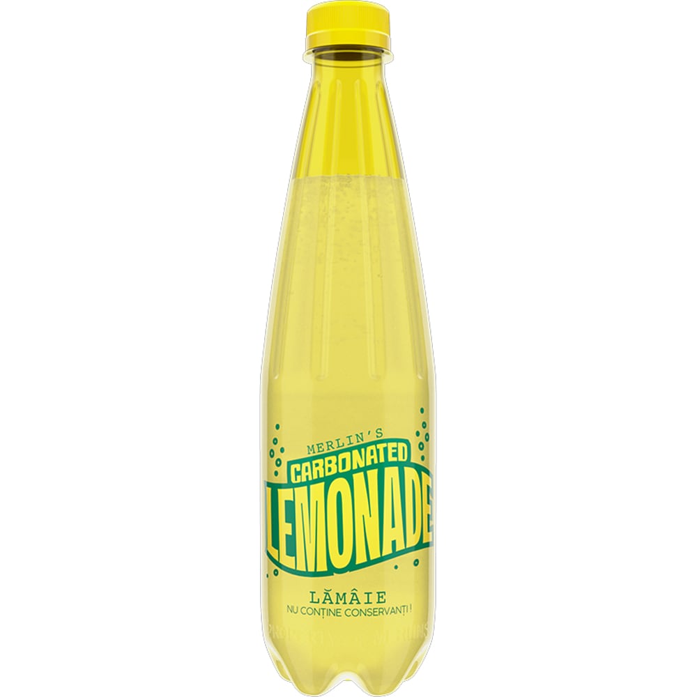 Limonada carbogazoasa MERLINS Lamaie bax 0.5L x 12 sticle