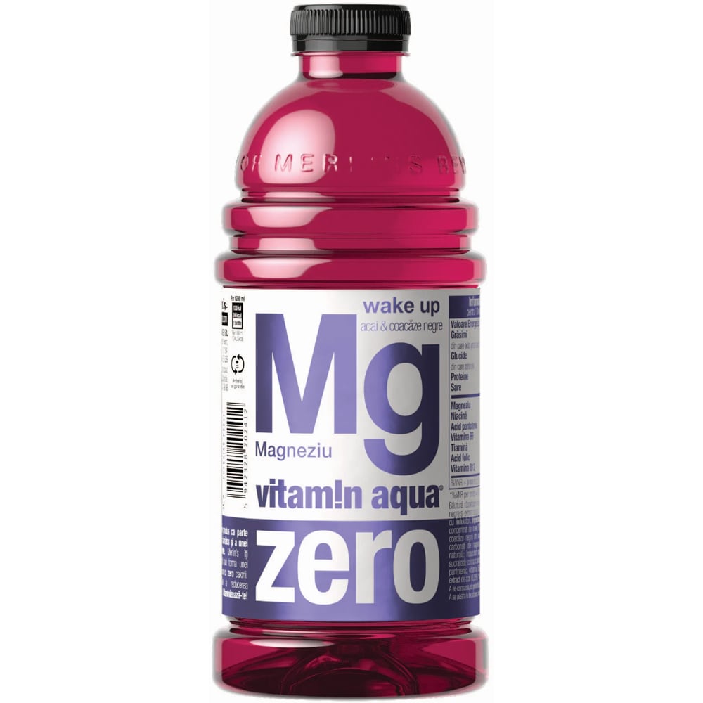 Apa cu vitamine VITAMIN AQUA Mg Zero bax 1.2L x 6 sticle