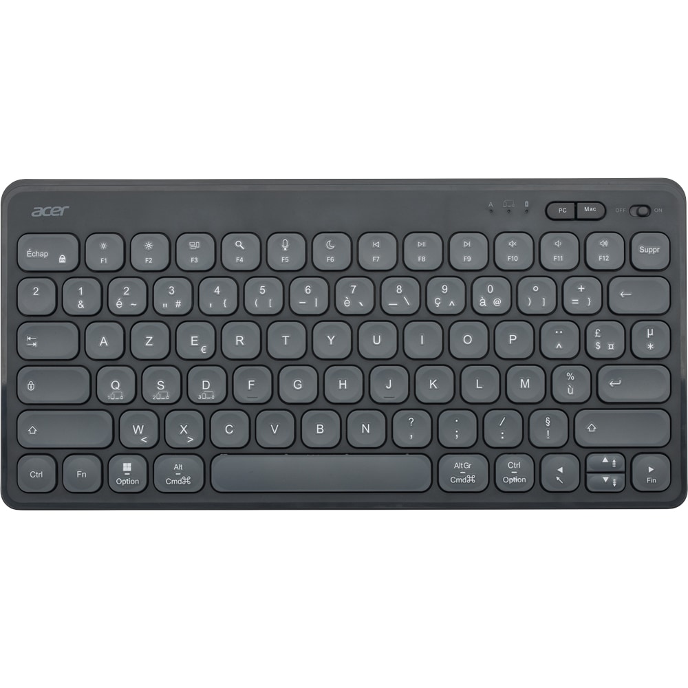 Tastatura wireless ACER Compact, Bluetooth, gri inchis
