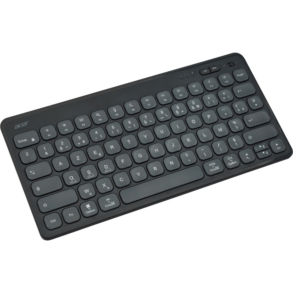 Tastatura wireless ACER Compact, Bluetooth, gri inchis