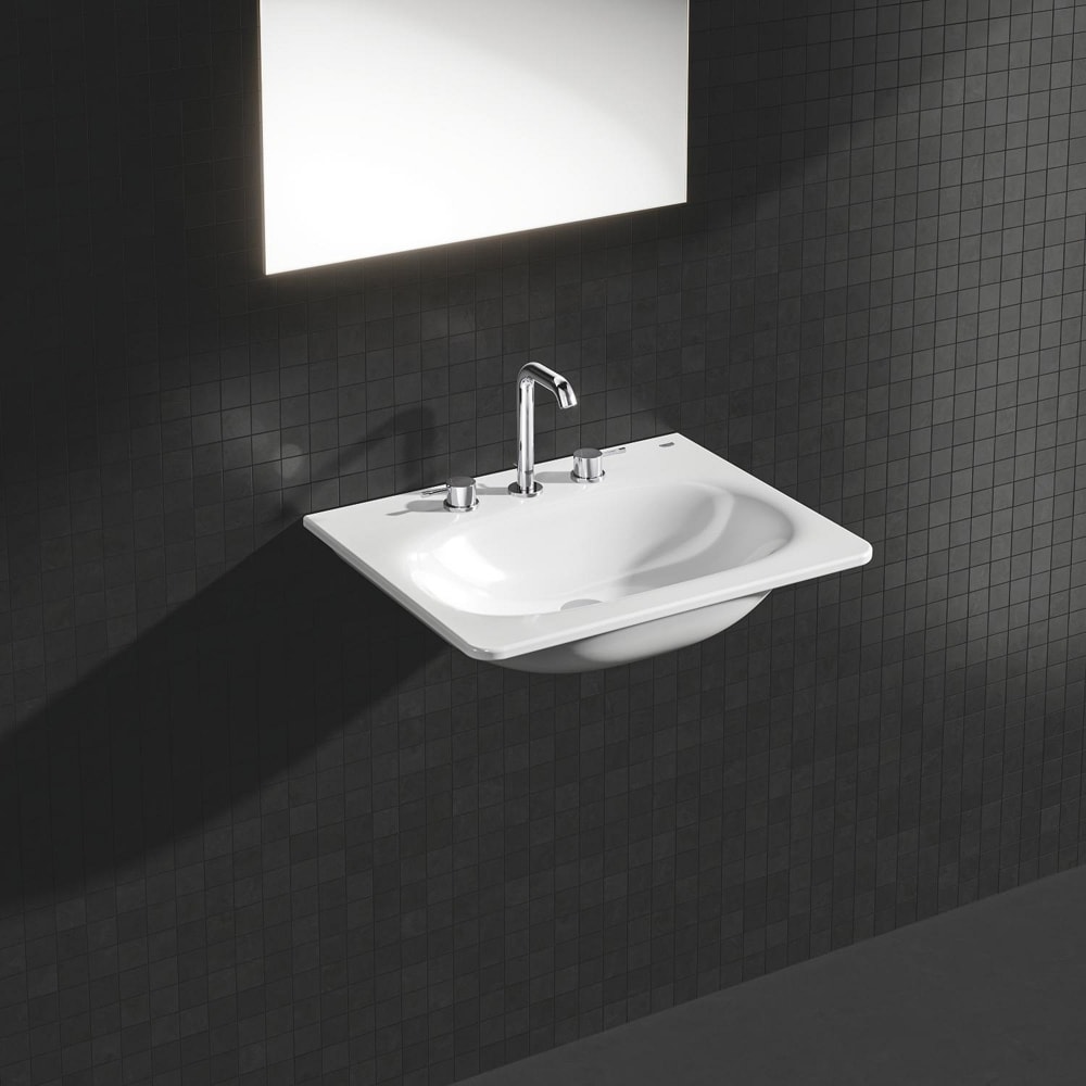Baterie lavoar GROHE Essence 20296001, marimea M, alama, crom