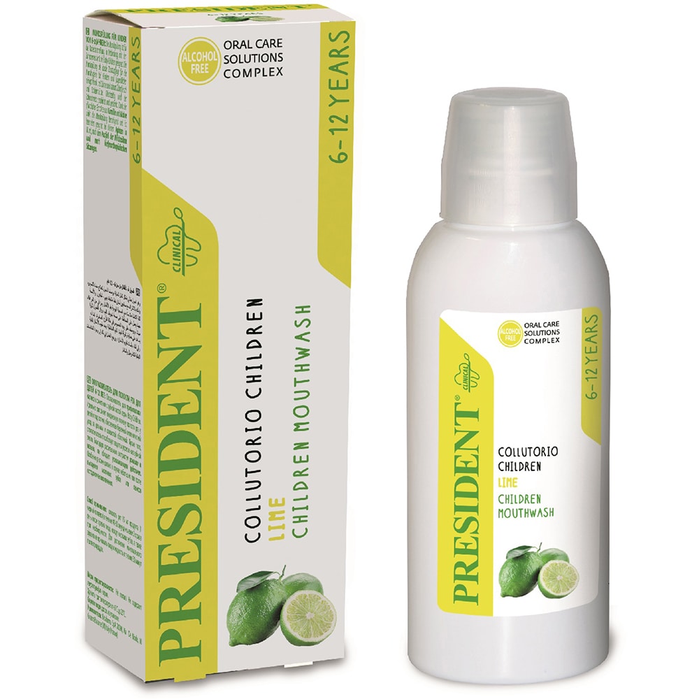 Apa de gura PRESIDENT Lime 202, 200ml