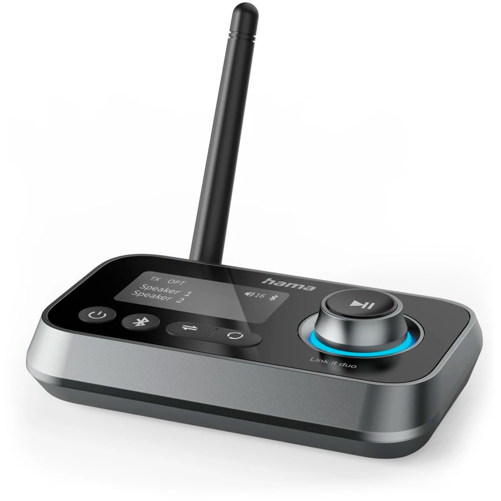 Adaptor/Receiver Bluetooth HAMA Link.it duo, negru