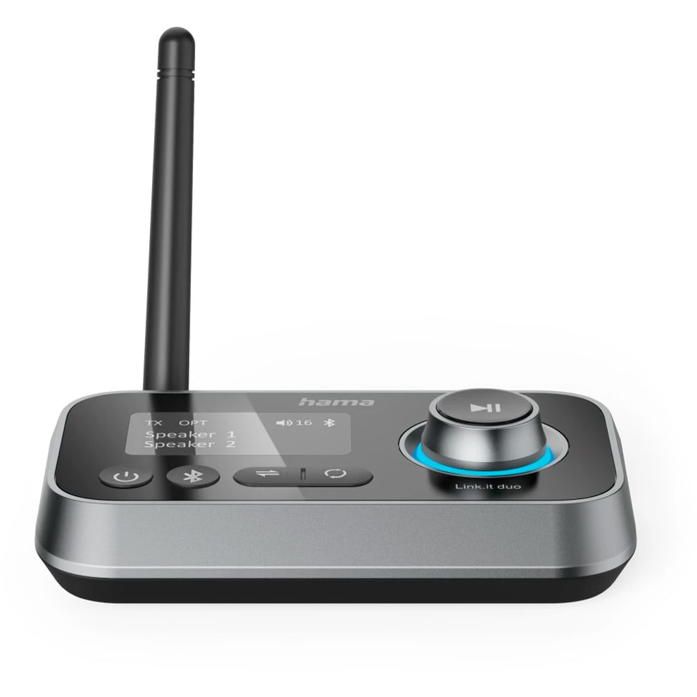 Adaptor/Receiver Bluetooth HAMA Link.it duo, negru