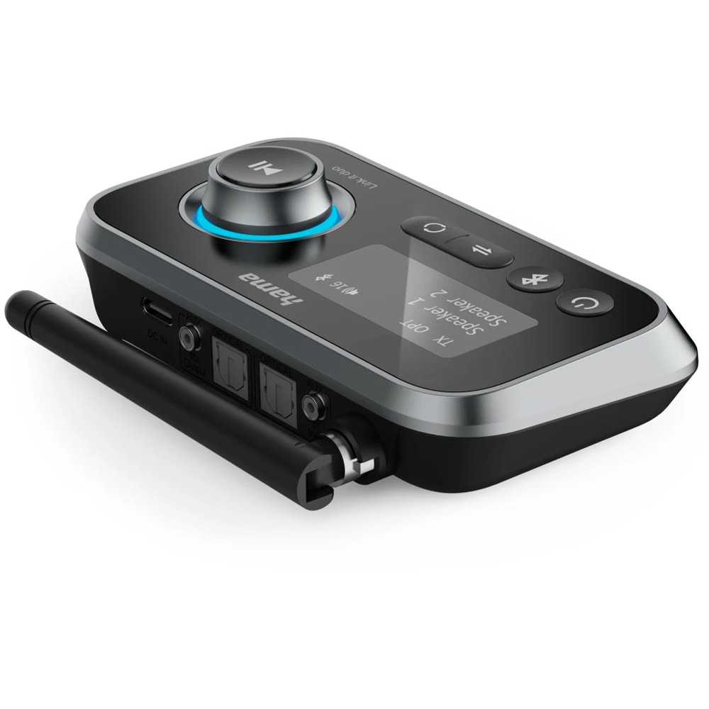 Adaptor/Receiver Bluetooth HAMA Link.it duo, negru