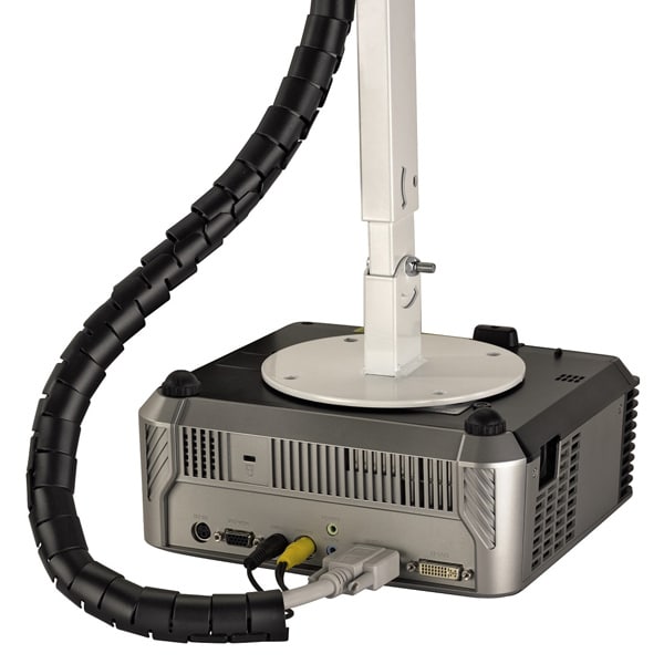 Colier tip furtun pentru organizare cabluri HAMA 20603, 1.5 m, negru