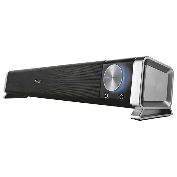 Soundbar PC Speaker TRUST Astro 21046, 1.0, 6W, negru-argintiu