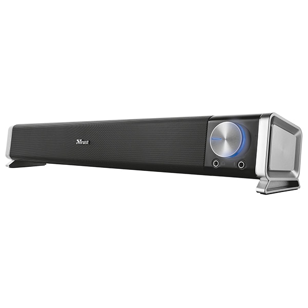 Soundbar PC Speaker TRUST Astro 21046, 1.0, 6W, negru-argintiu